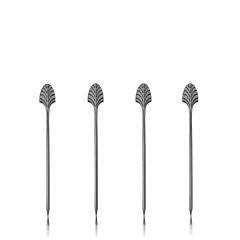 Gunmetal Deco Cocktail Picks