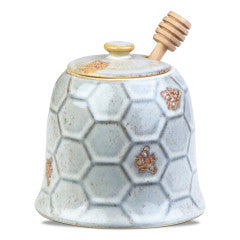 Beehive Honey Pot Dipper Set