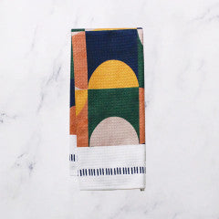 Geo Boho Colorblock Towel