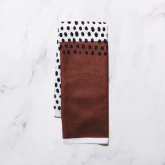 Polka Dot Colorblock Towel