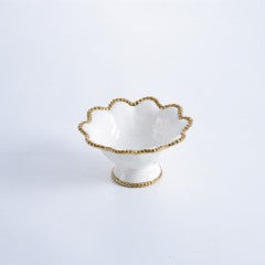 Footed Bowl - Golden Salerno