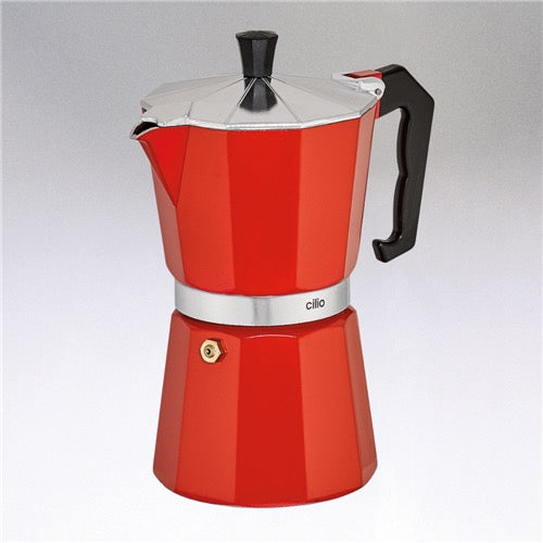 Classico Espresso Maker Red