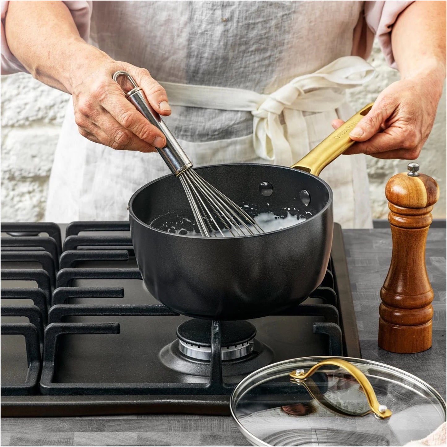 Reserve Ceramic Nonstick 10-Piece Cookware Set - Matte Black