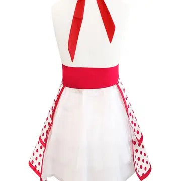Wrapables Classic Vintage Apron, Stylish Cooking Apron