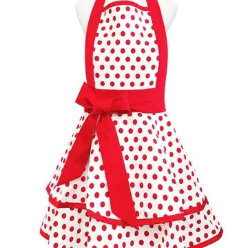 Wrapables Classic Vintage Apron, Stylish Cooking Apron