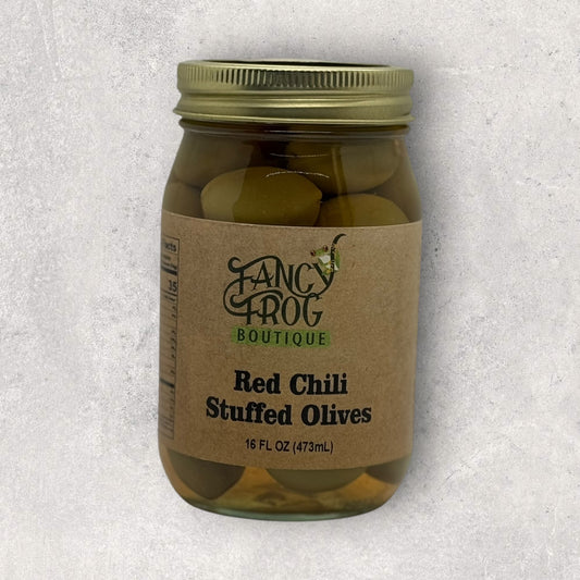 Red Chili Stuffed Olives