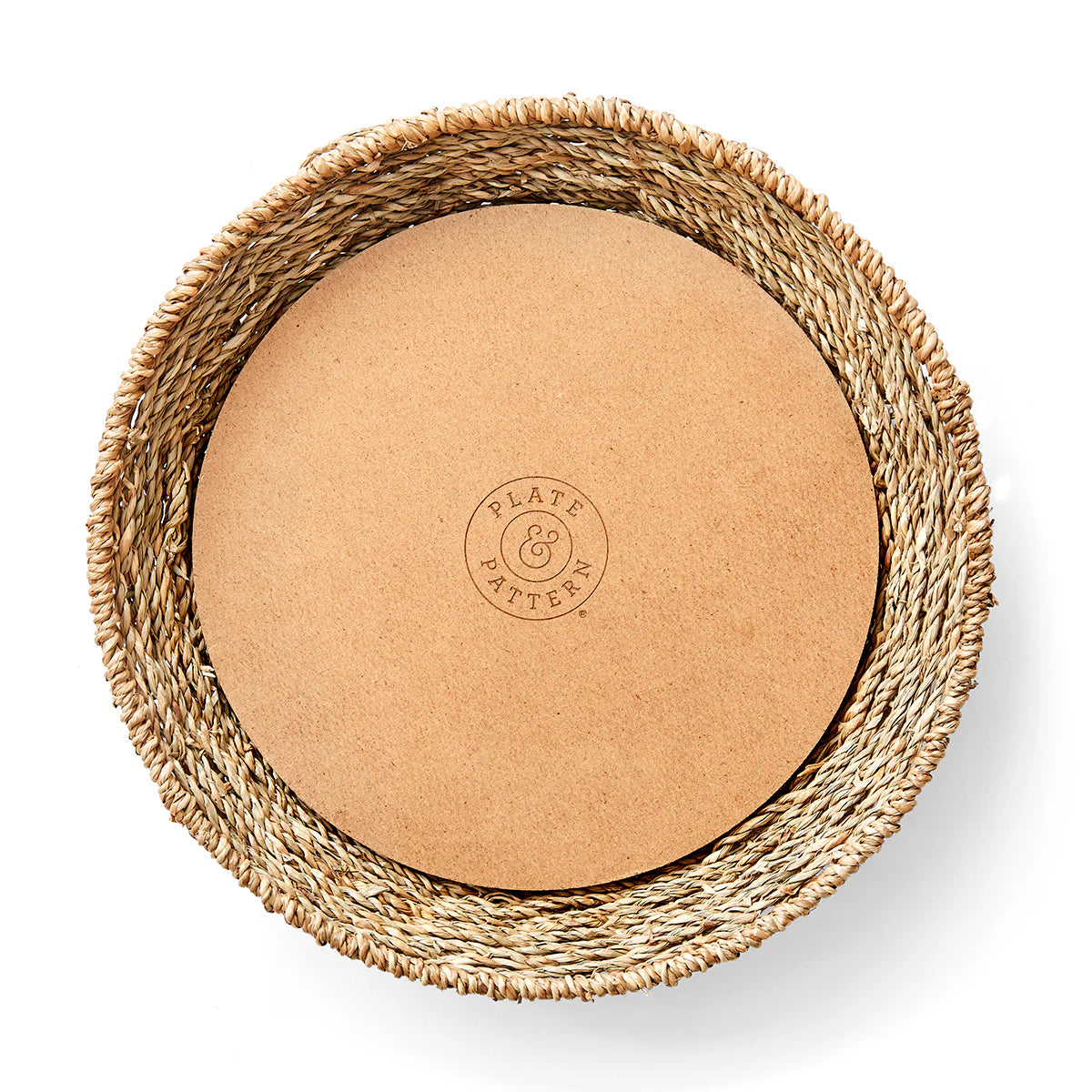 Woven Seagrass Plates & Parchment Paper Liners